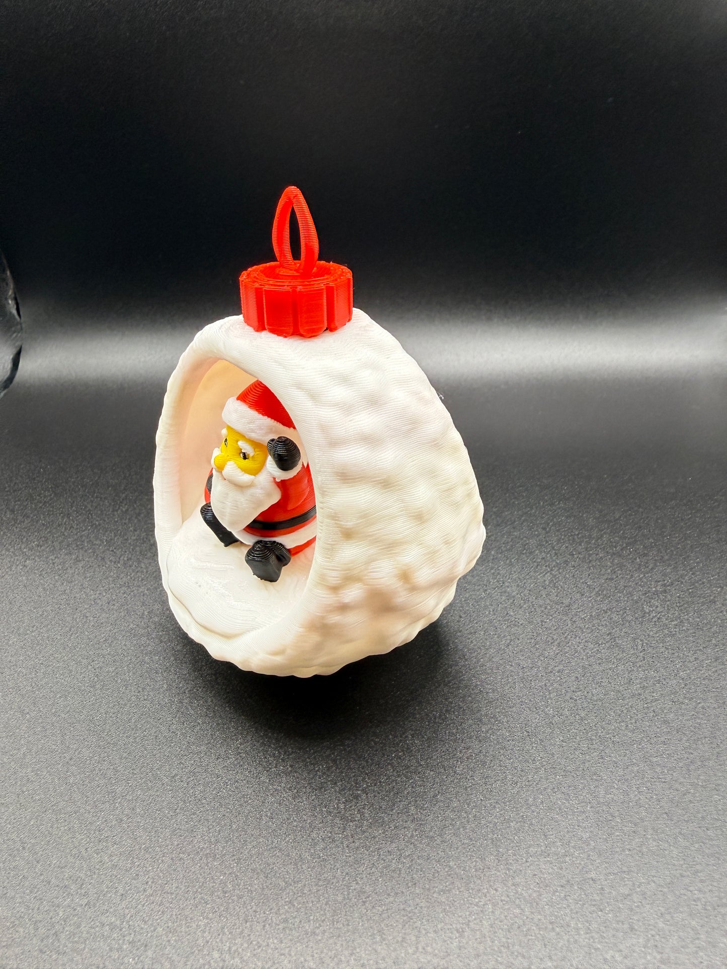 Christmas Bauble Santa Ornament