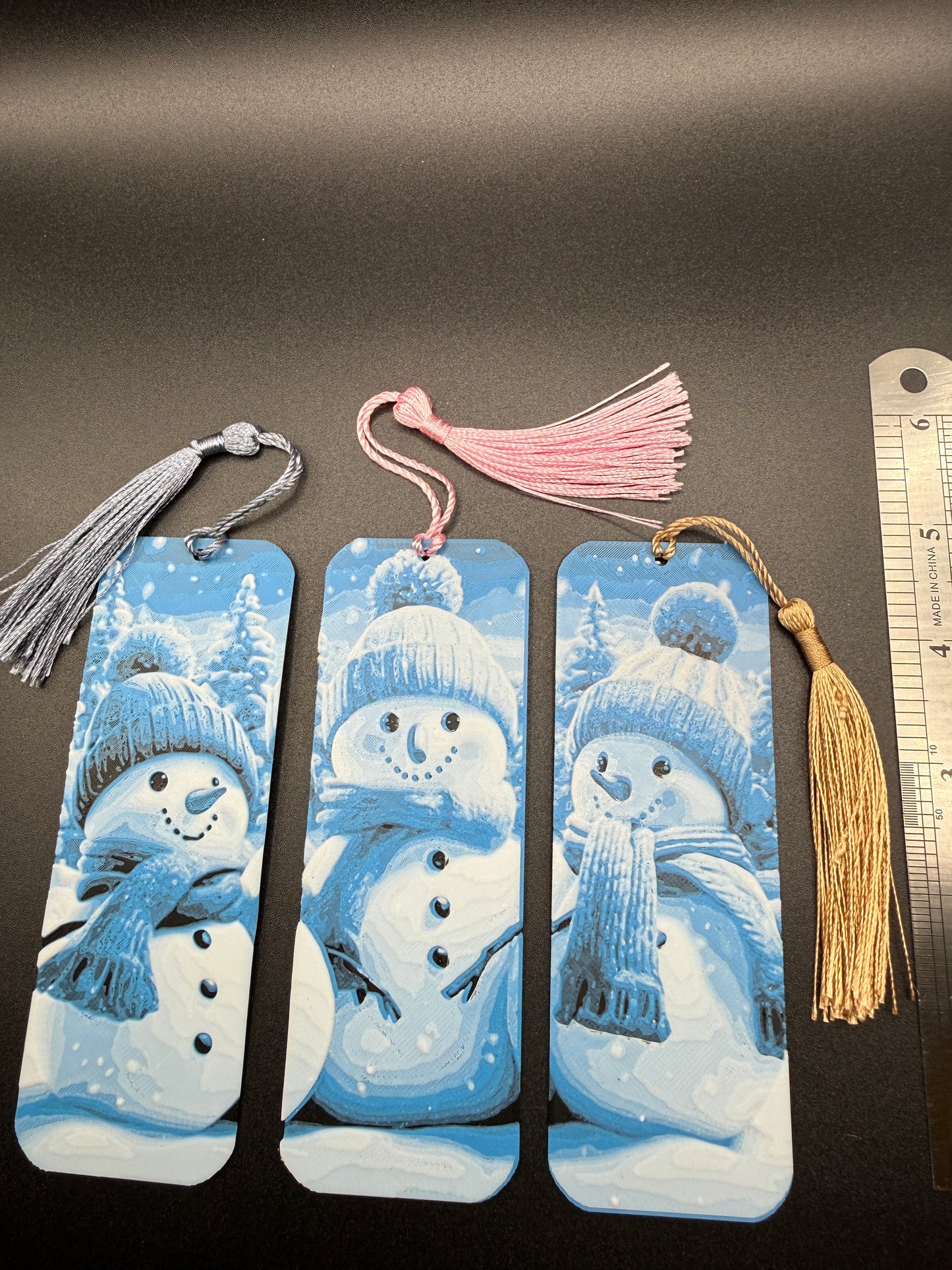 Christmas Snowman Bookmarks