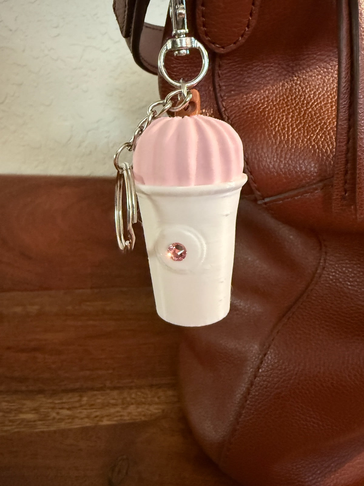 Pumpkin Spice Latte Keychain