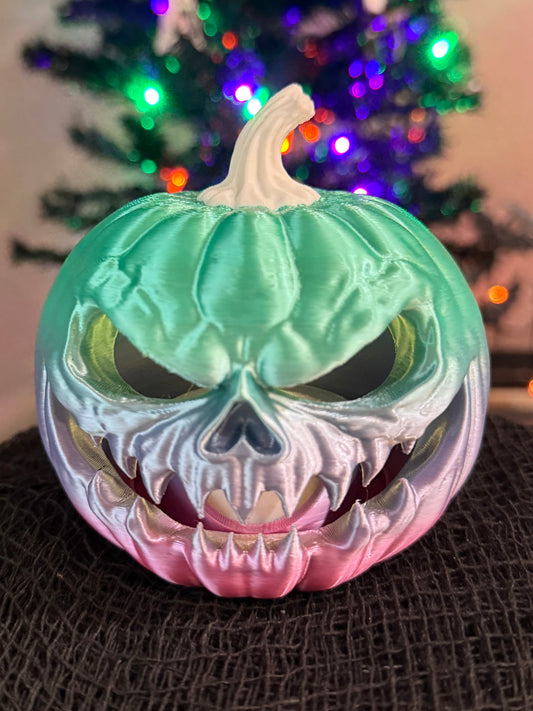 Glowing Jack-O-Lantern Tea Light