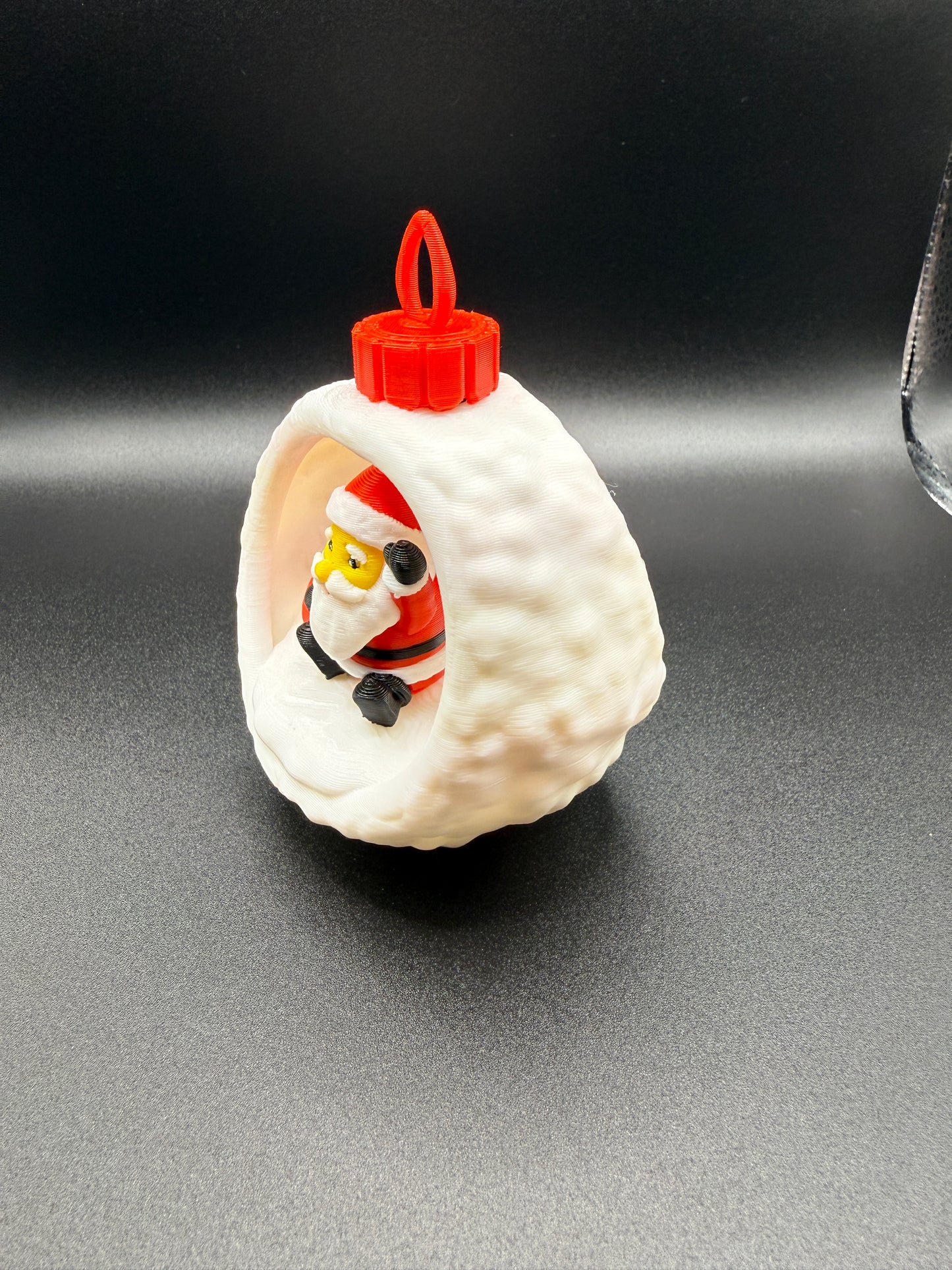 Christmas Bauble Santa Ornament