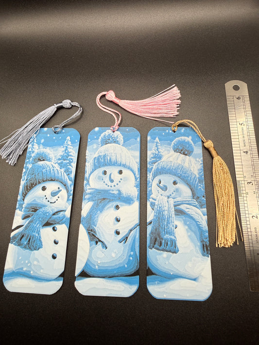 Christmas Snowman Bookmarks
