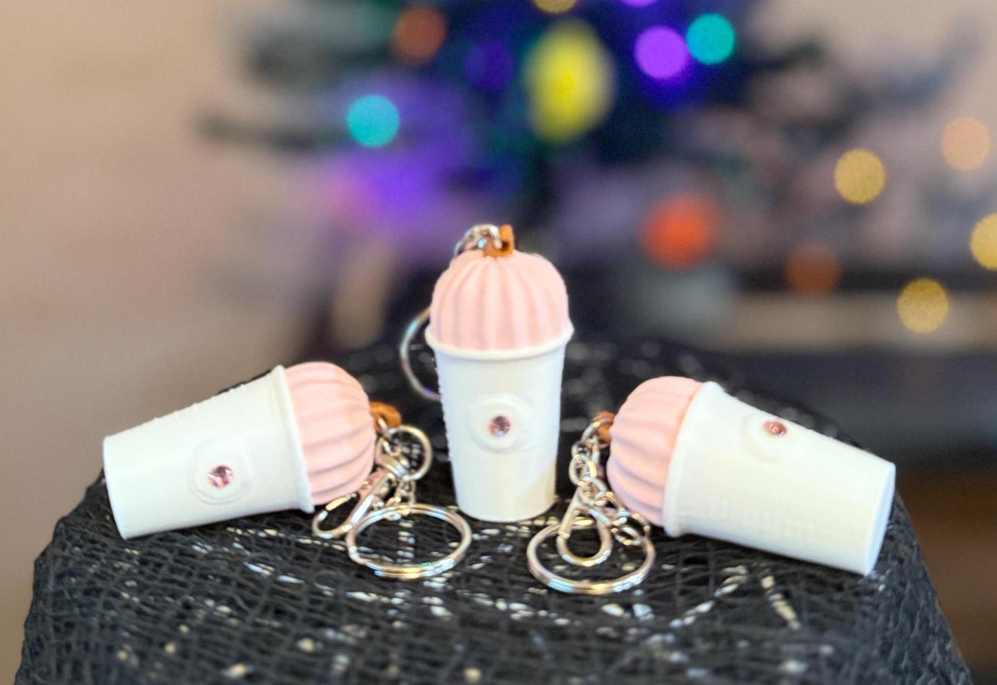 Pumpkin Spice Latte Keychain