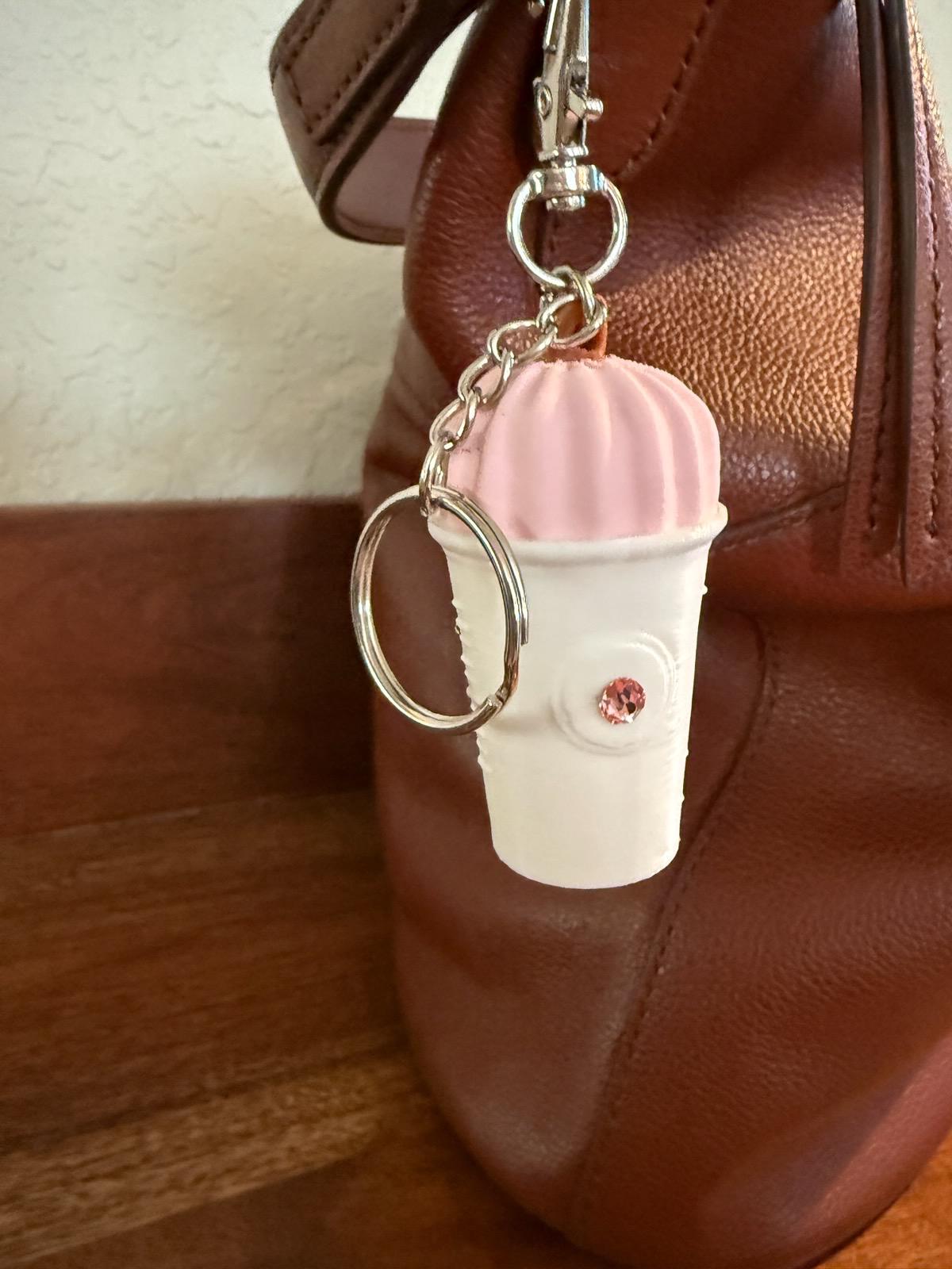 Pumpkin Spice Latte Keychain